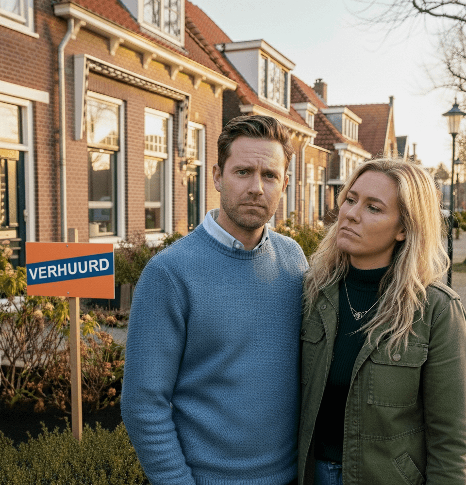 stel met verhuurd bord