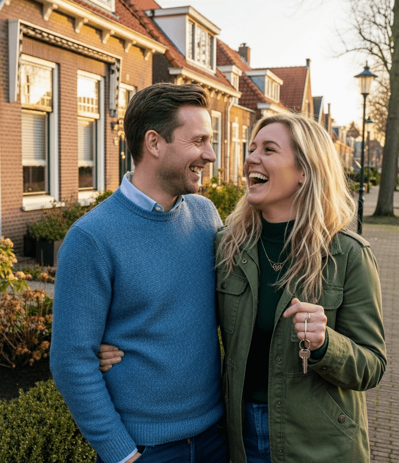 stel zonder bord bijgesneden